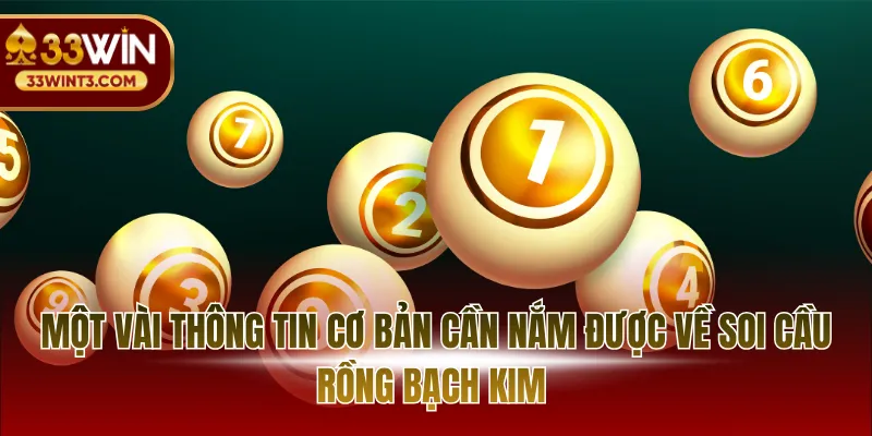 Một vài thông tin cơ bản cần nắm được về soi cầu rồng bạch kim 